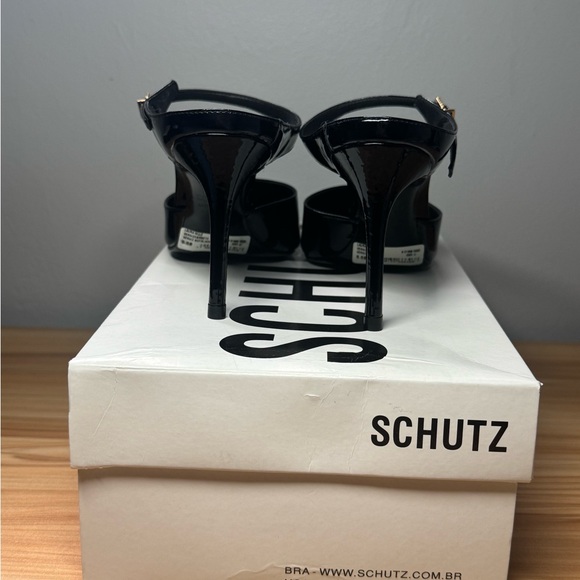 Schutz Laura Mule Leather Pump - Picture 4 of 7